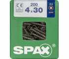 PLANA SPAX Z2 BRONCE L 200 UD.