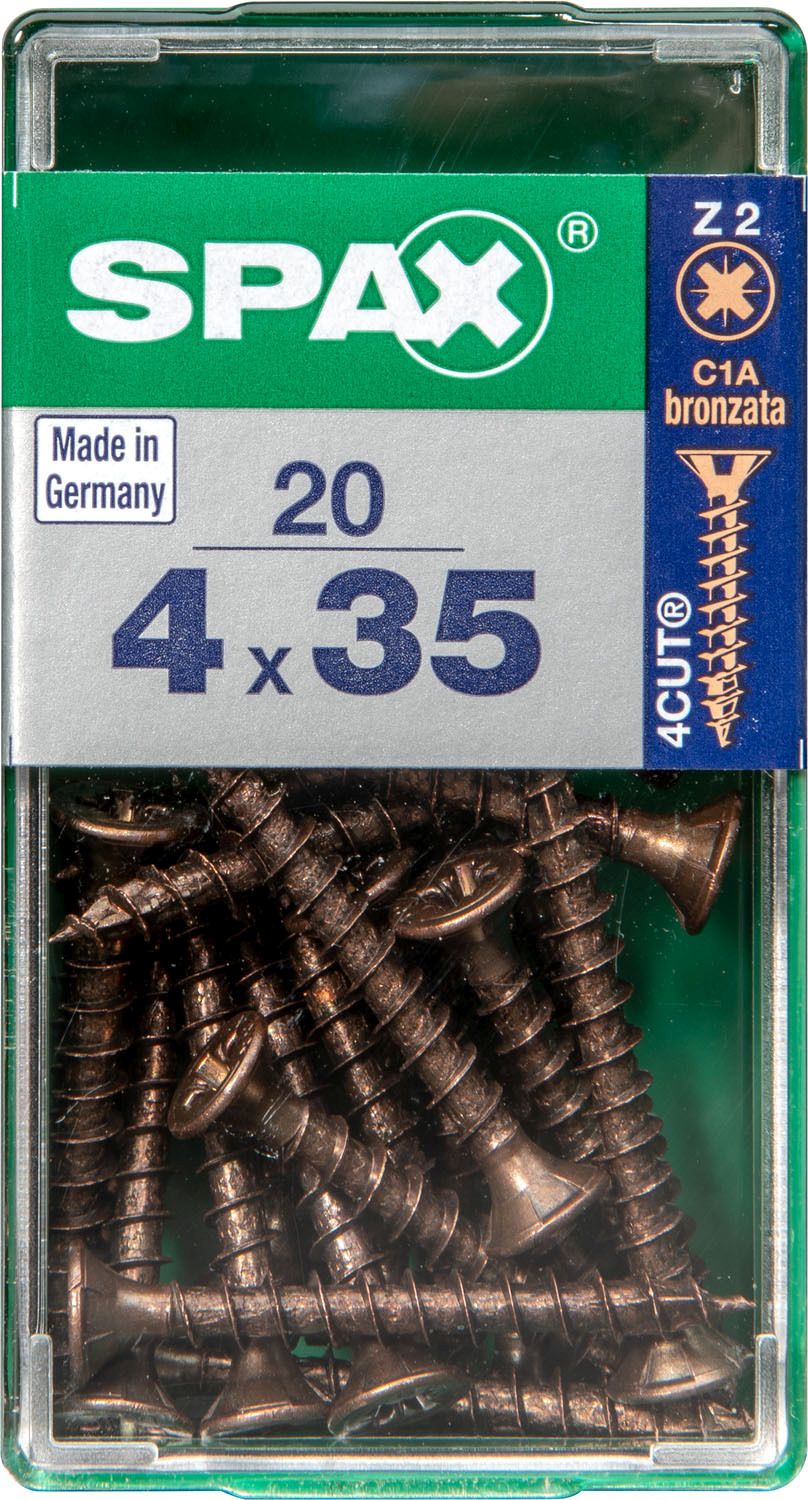 PLANA SPAX Z2 BRONCE S 20 UD.