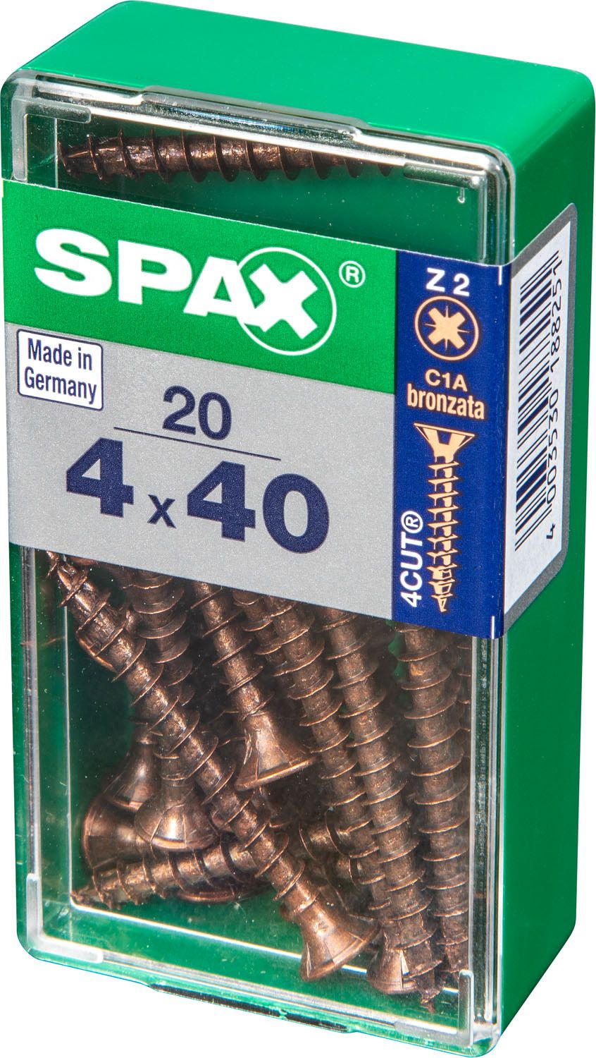 PLANA SPAX Z2 BRONCE S 20 UD.