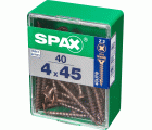PLANA SPAX Z2 BRONCE M 40 UD.