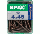 PLANA SPAX Z2 BRONCE M 40 UD.