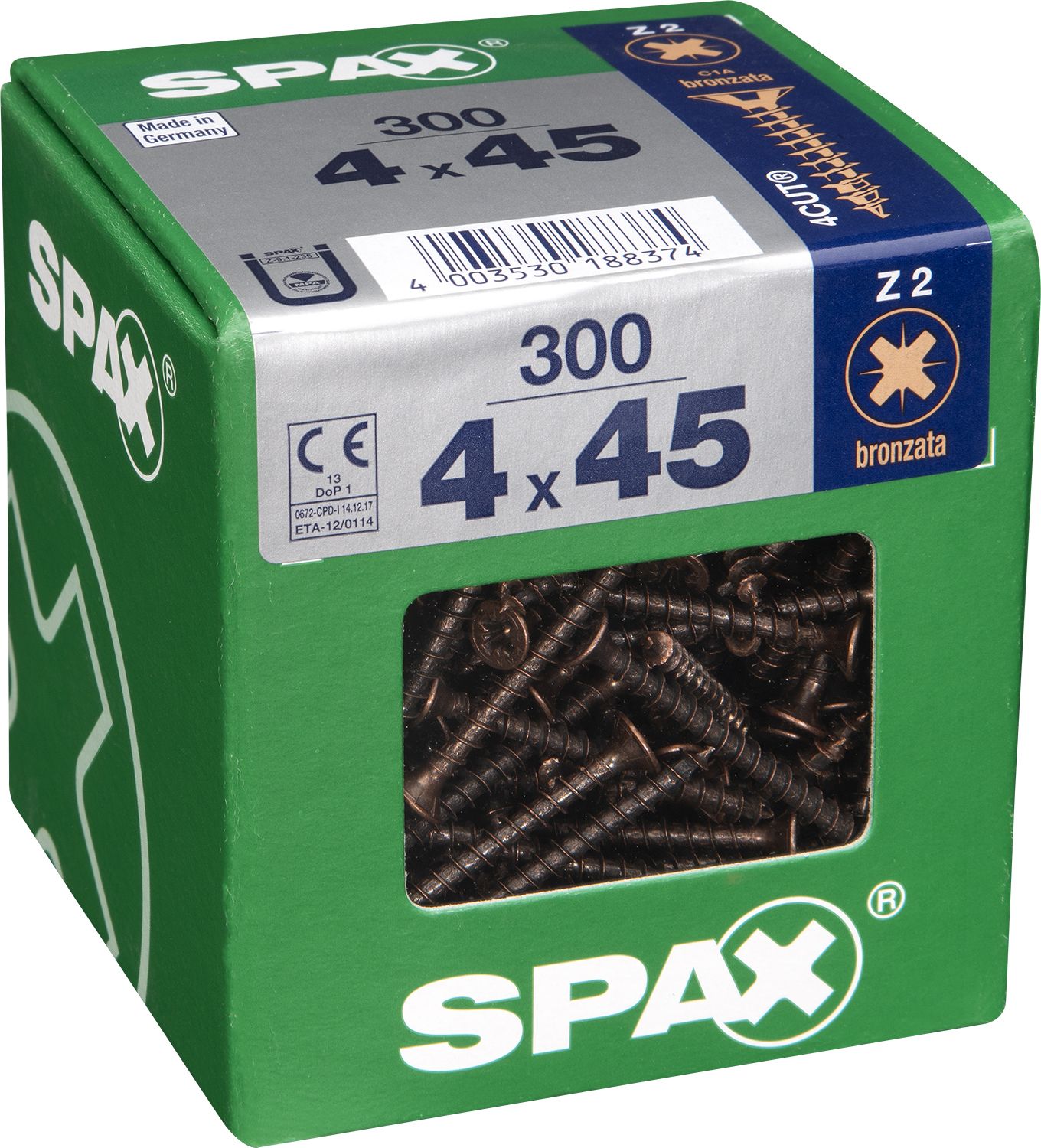 PLANA SPAX Z2 BRONCE XL 300 UD.