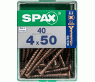 PLANA SPAX Z2 BRONCE M 40 UD.