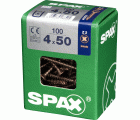 PLANA SPAX Z2 BRONCE L 100 UD.