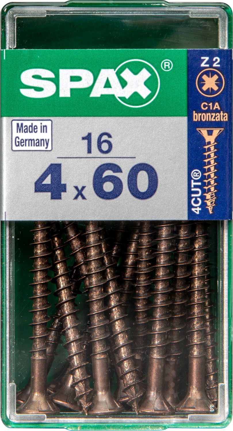 PLANA SPAX Z2 BRONCE S 16 UD.