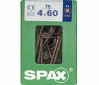 PLANA SPAX Z2 BRONCE L 75 UD.