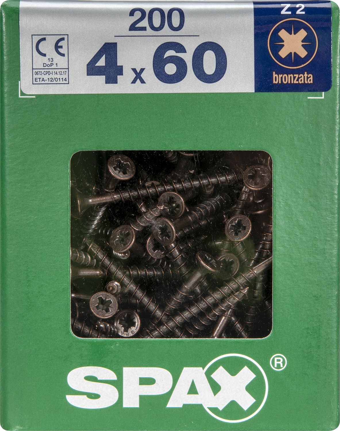 PLANA SPAX Z2 BRONCE XL 200 UD.