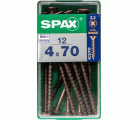 PLANA SPAX Z2 BRONCE S 12 UD.