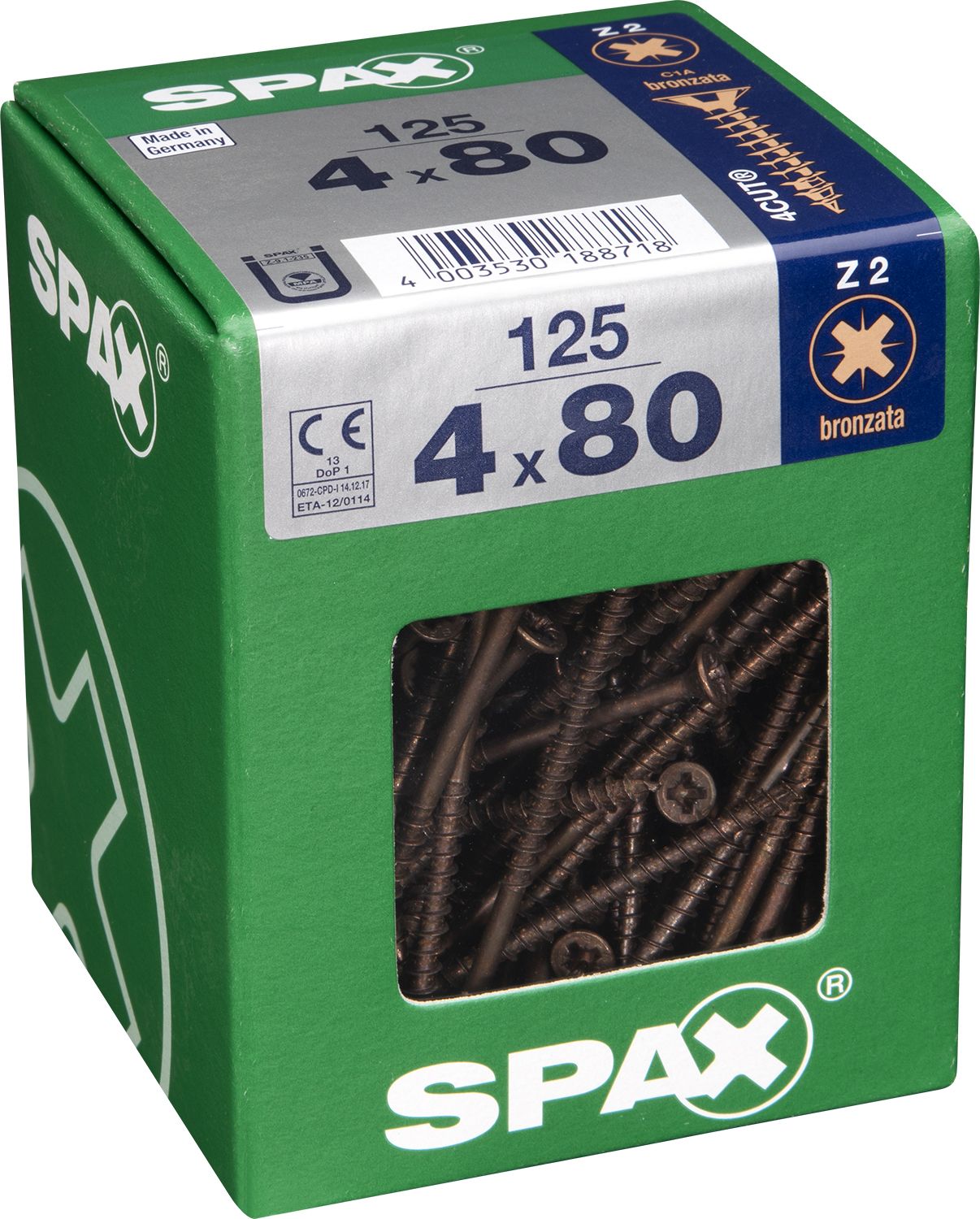 PLANA SPAX Z2 BRONCE XL 125 UD.