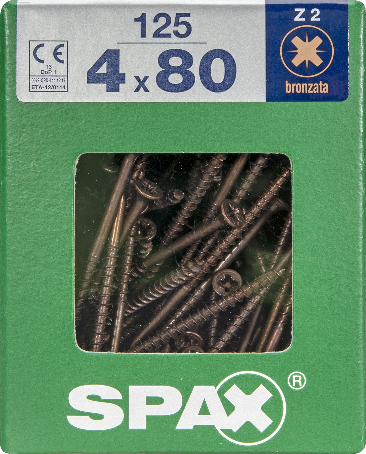 PLANA SPAX Z2 BRONCE XL 125 UD.