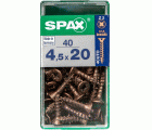 PLANA SPAX Z2 BRONCE S 40 UD.