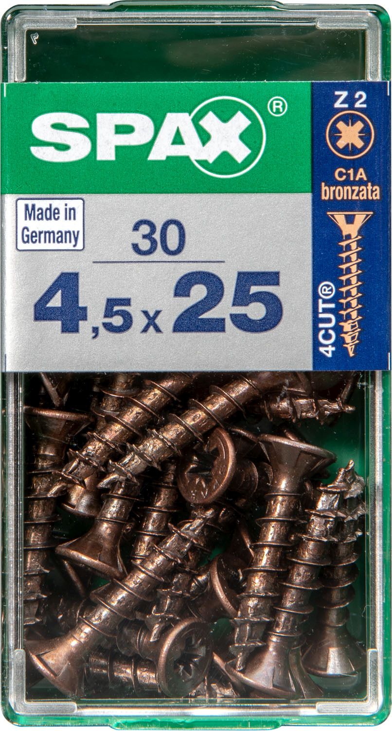 PLANA SPAX Z2 BRONCE S 30 UD.
