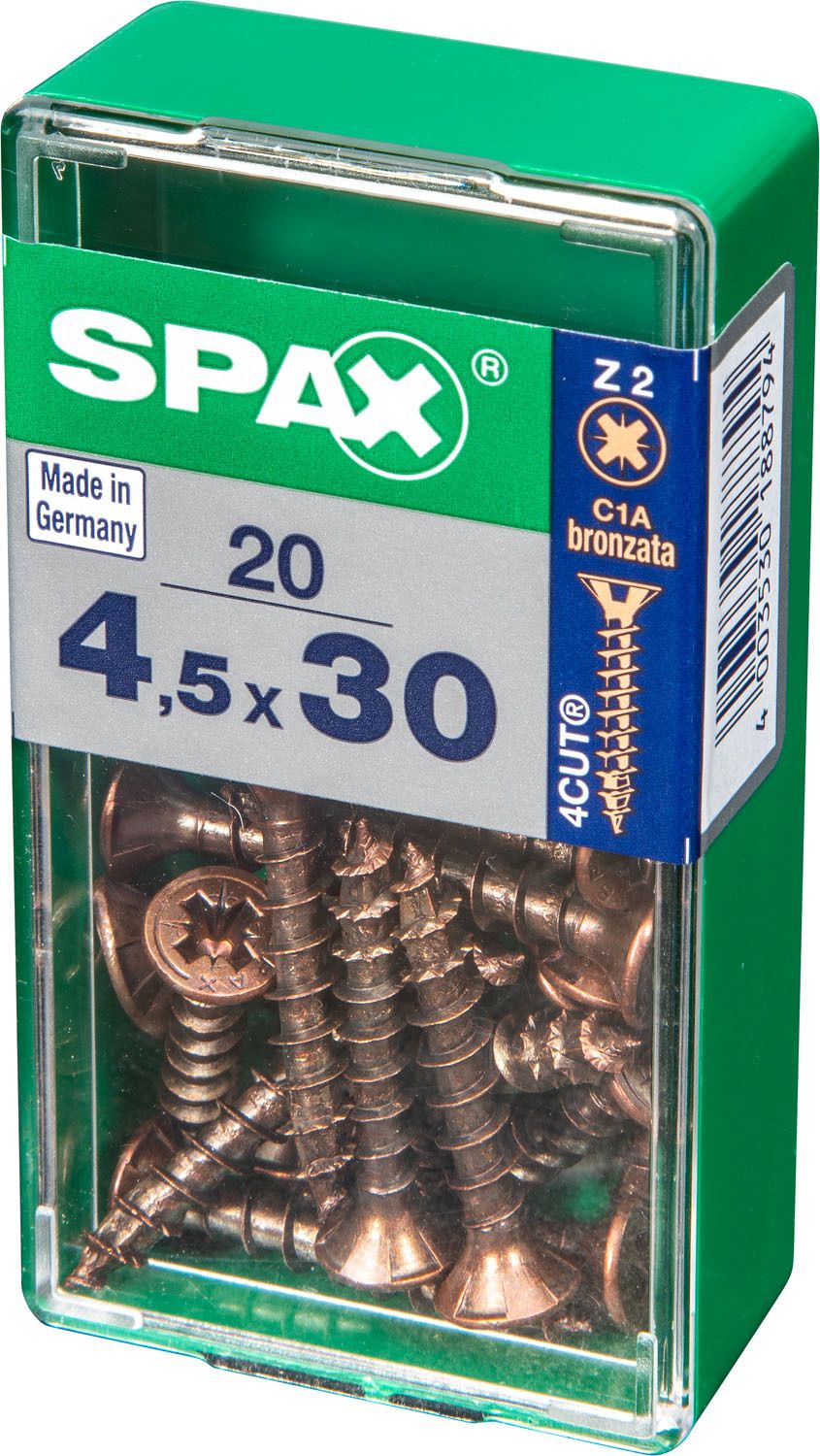 PLANA SPAX Z2 BRONCE S 20 UD.
