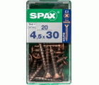 PLANA SPAX Z2 BRONCE S 20 UD.