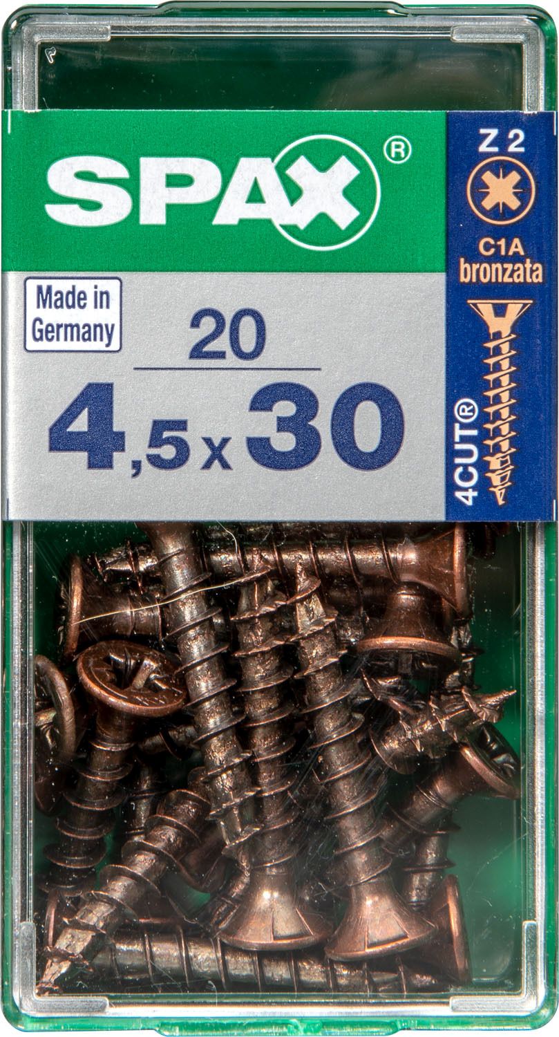 PLANA SPAX Z2 BRONCE S 20 UD.