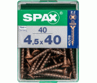PLANA SPAX Z2 BRONCE M 40 UD.