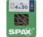 PLANA SPAX Z2 BRONCE L 75 UD.