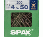 PLANA SPAX Z2 BRONCE XL 200 UD.