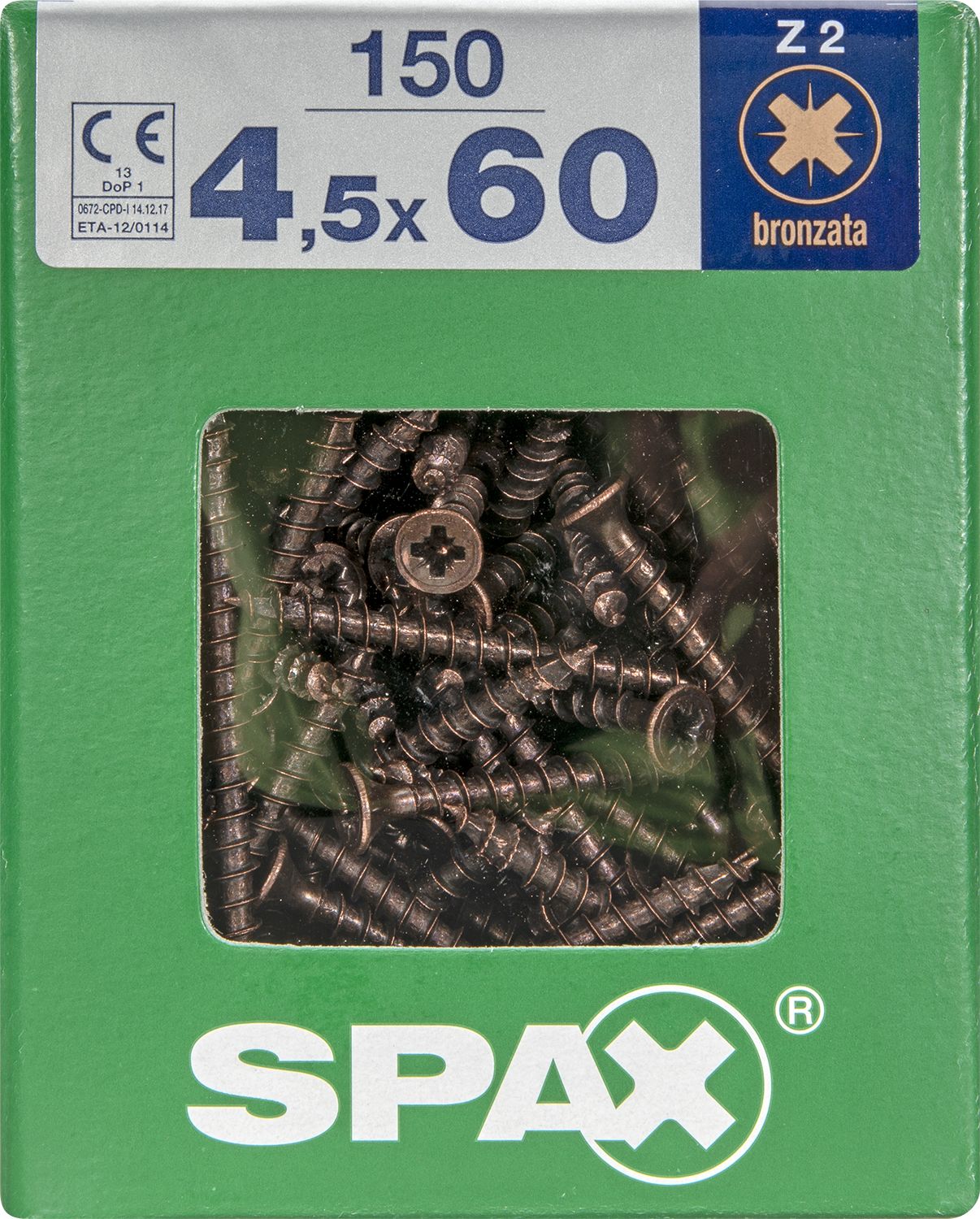 PLANA SPAX Z2 BRONCE XL 150 UD.