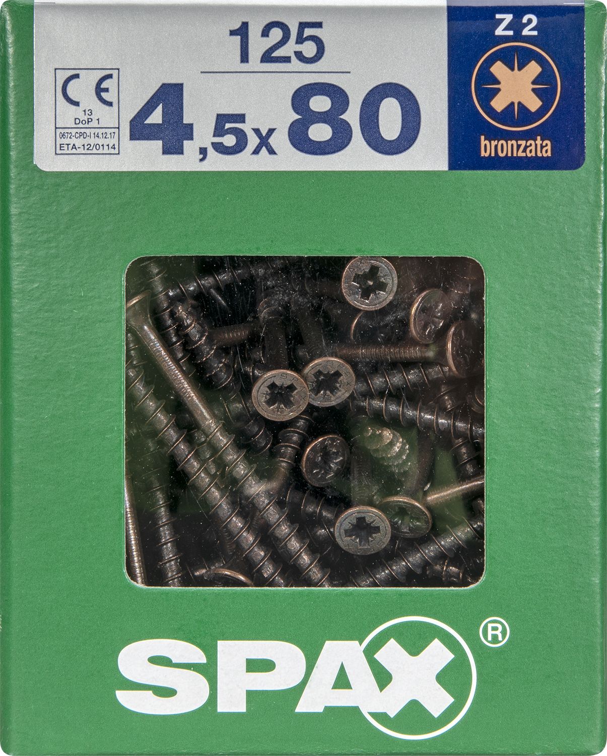 PLANA SPAX Z2 BRONCE XL 125 UD.