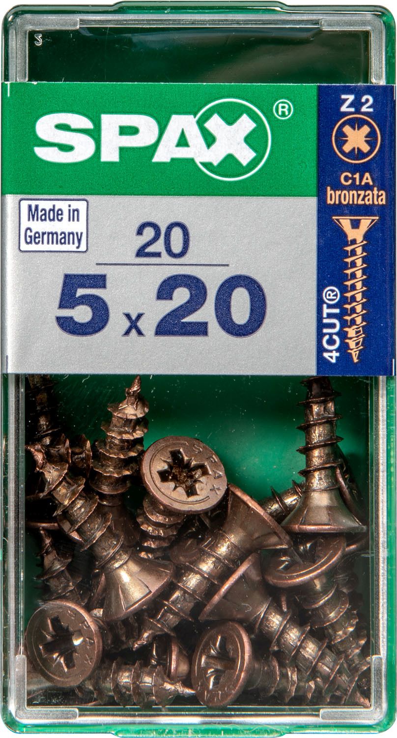 PLANA SPAX Z2 BRONCE S 20 UD.