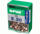PLANA SPAX Z2 BRONCE M 75 UD.