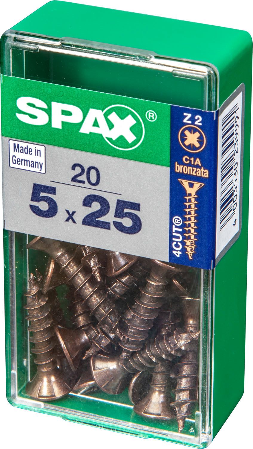 PLANA SPAX Z2 BRONCE S 20 UD.