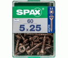 PLANA SPAX Z2 BRONCE M 60 UD.