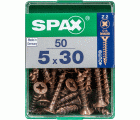 PLANA SPAX Z2 BRONCE M 50 UD.