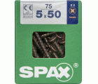 PLANA SPAX Z2 BRONCE L 75 UD.