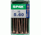 PLANA SPAX Z2 BRONCE S 15 UD.