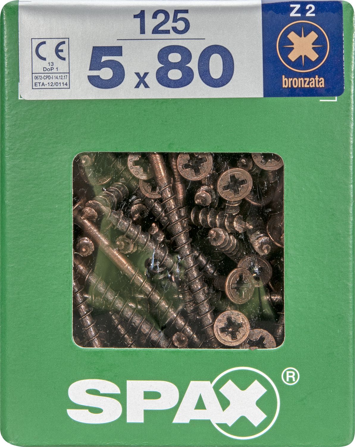 PLANA SPAX Z2 BRONCE XL 125 UD.