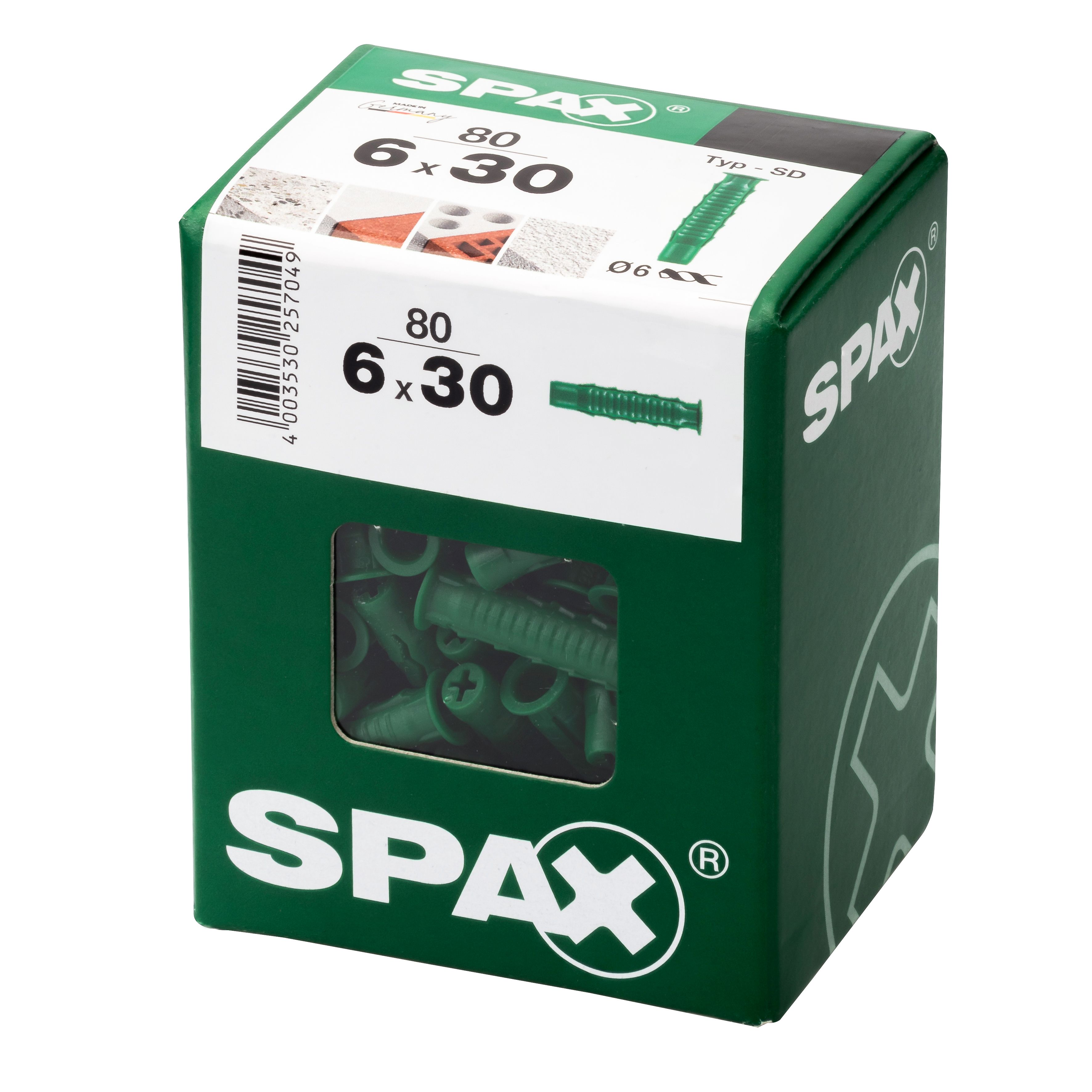 TACO SPAX TIPO SD L 80 UD.