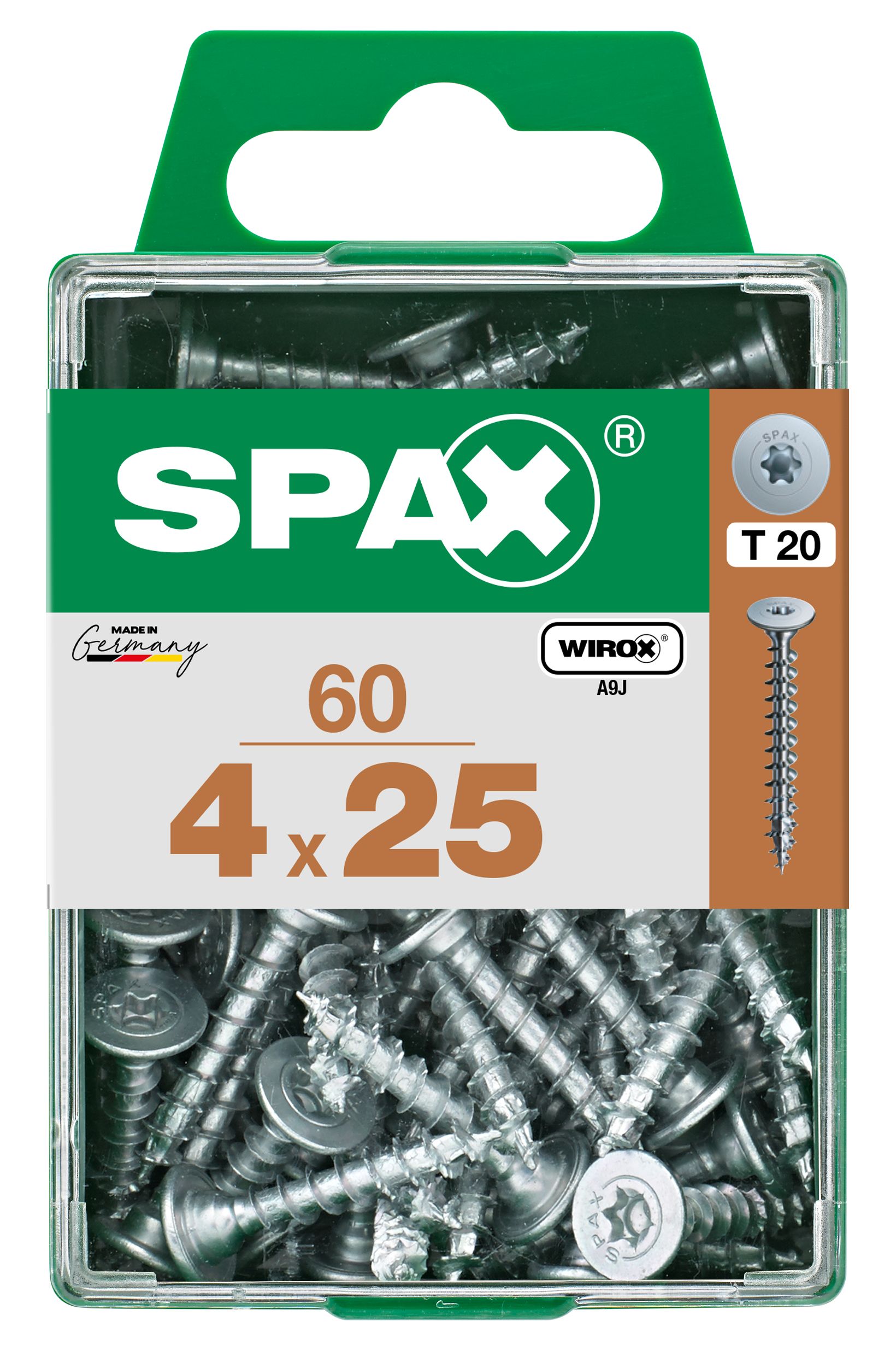 UNIÓN SPAX T-STAR PLUS T20 WIROX M 60 UD.