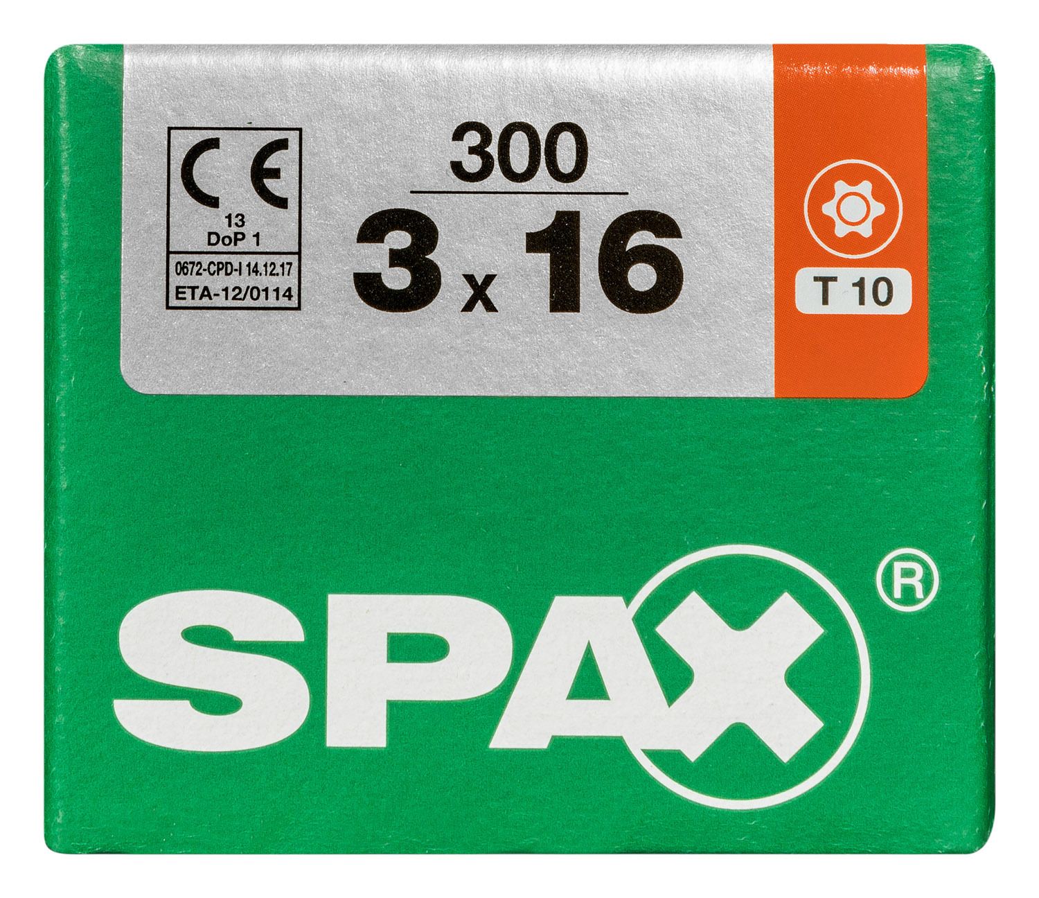 PLANA SPAX T-STAR PLUS T10 WIROX L 300 UD.