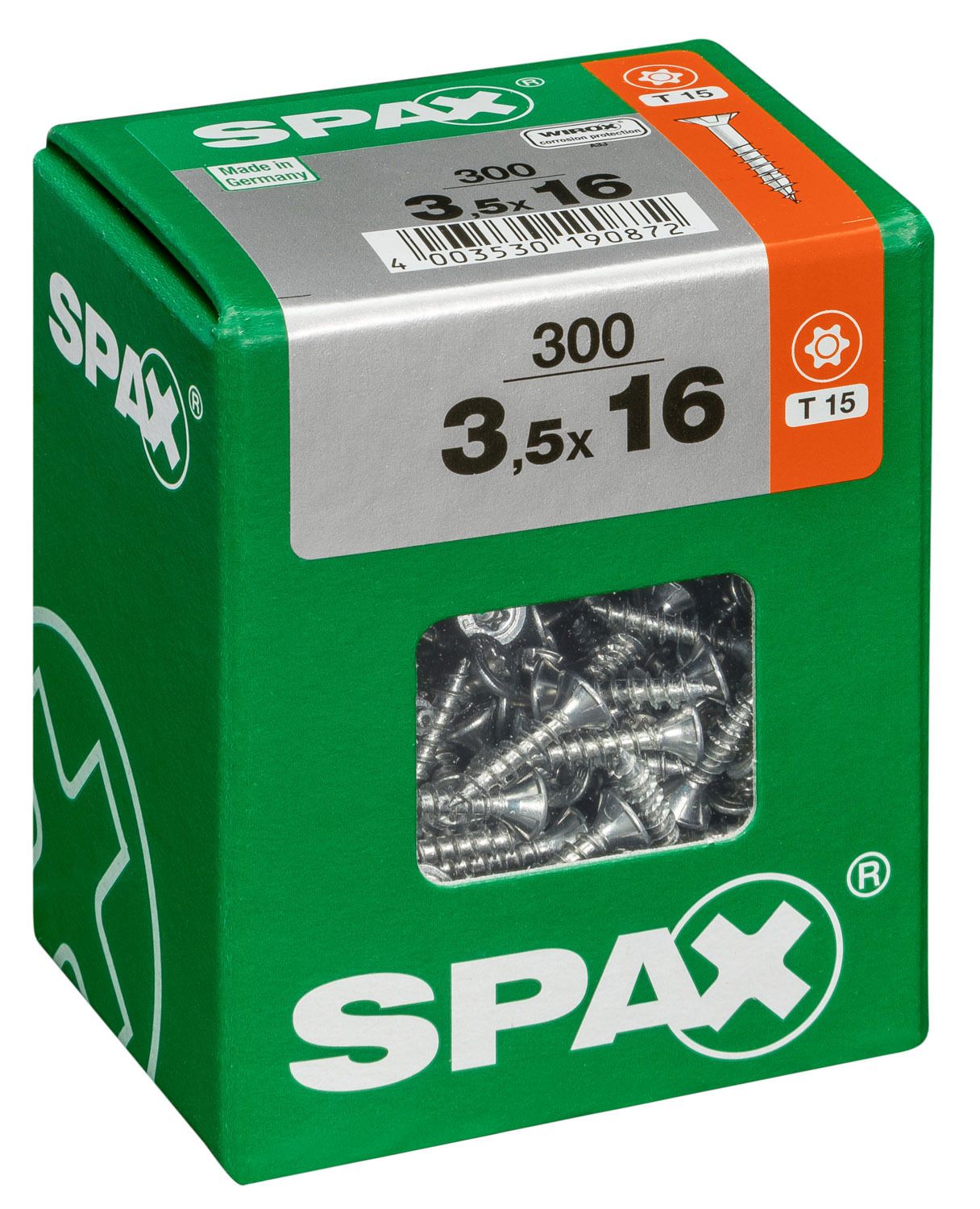 PLANA SPAX T-STAR PLUS T20 WIROX L 300 UD.