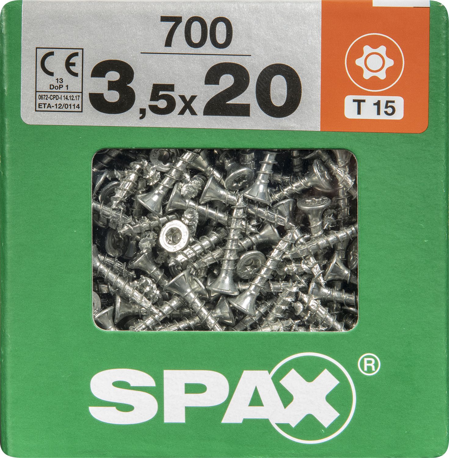 PLANA SPAX T-STAR PLUS T20 WIROX XXL 700 UD.