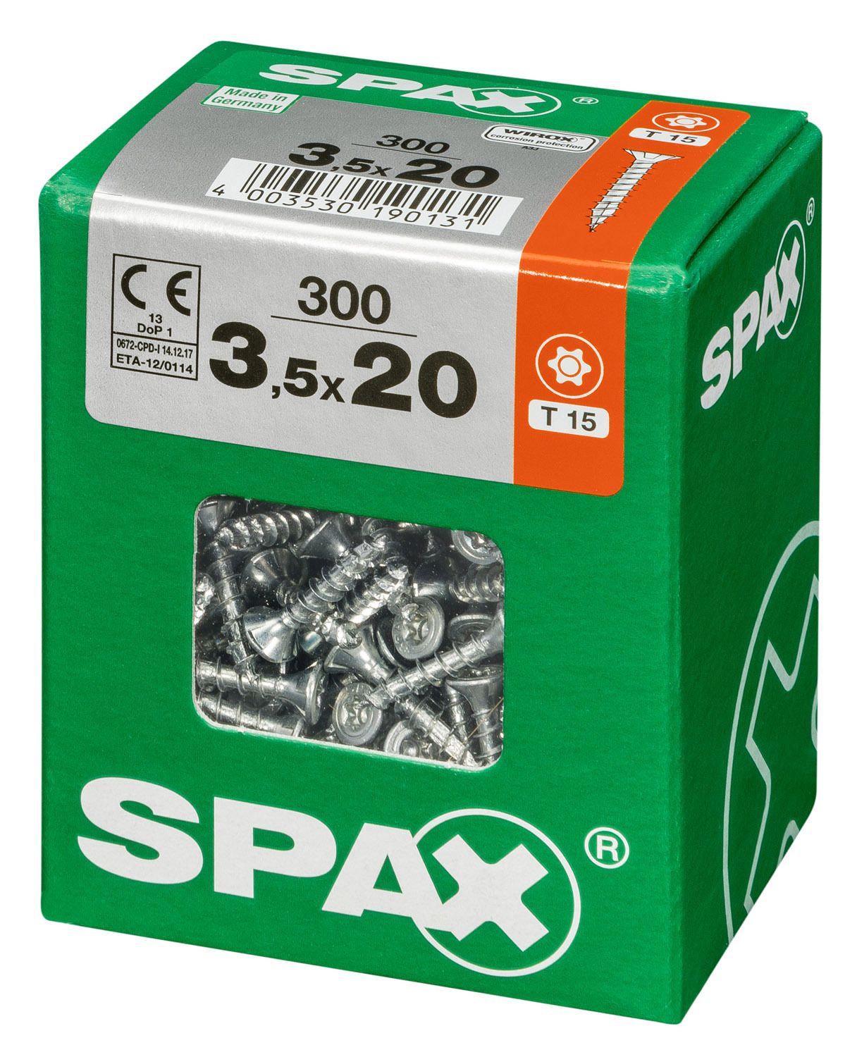 PLANA SPAX T-STAR PLUS T20 WIROX L 300 UD.