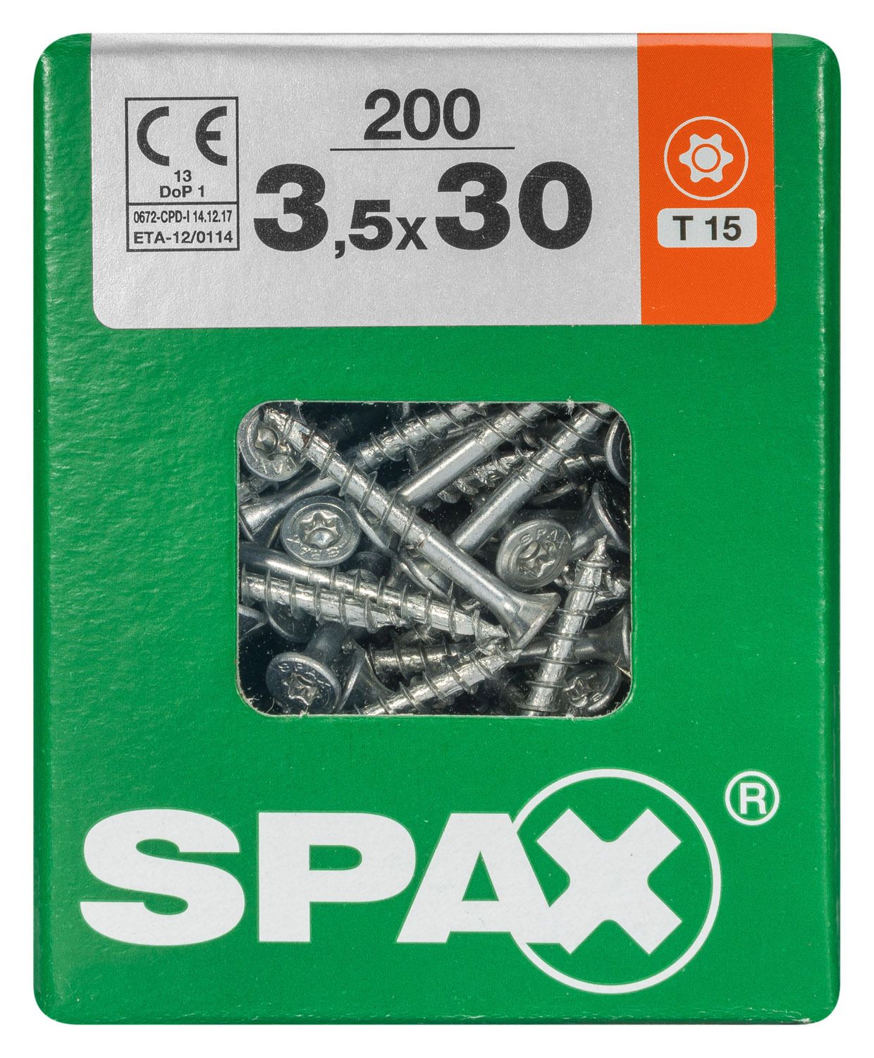 PLANA SPAX T-STAR PLUS T20 WIROX L 200 UD.