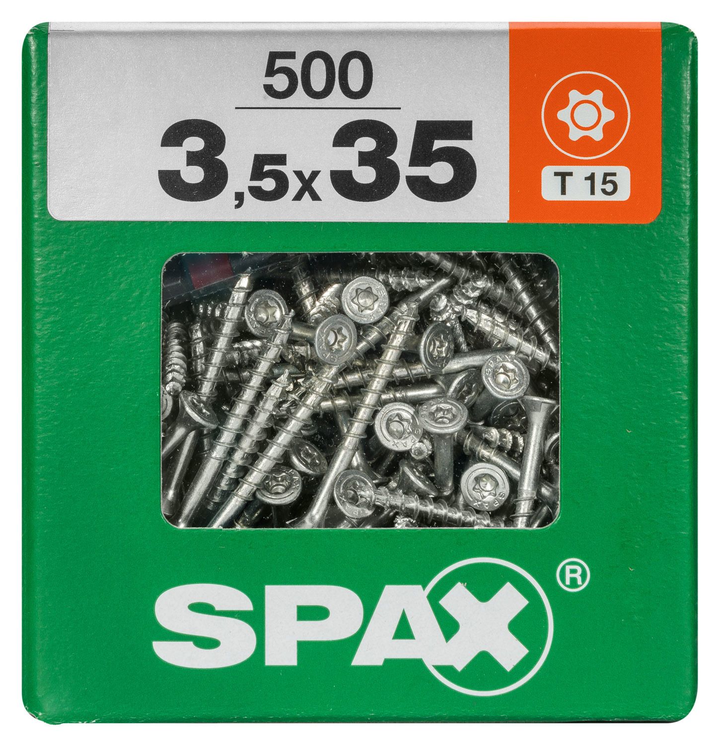 PLANA SPAX T-STAR PLUS T20 WIROX XXL 500 UD.