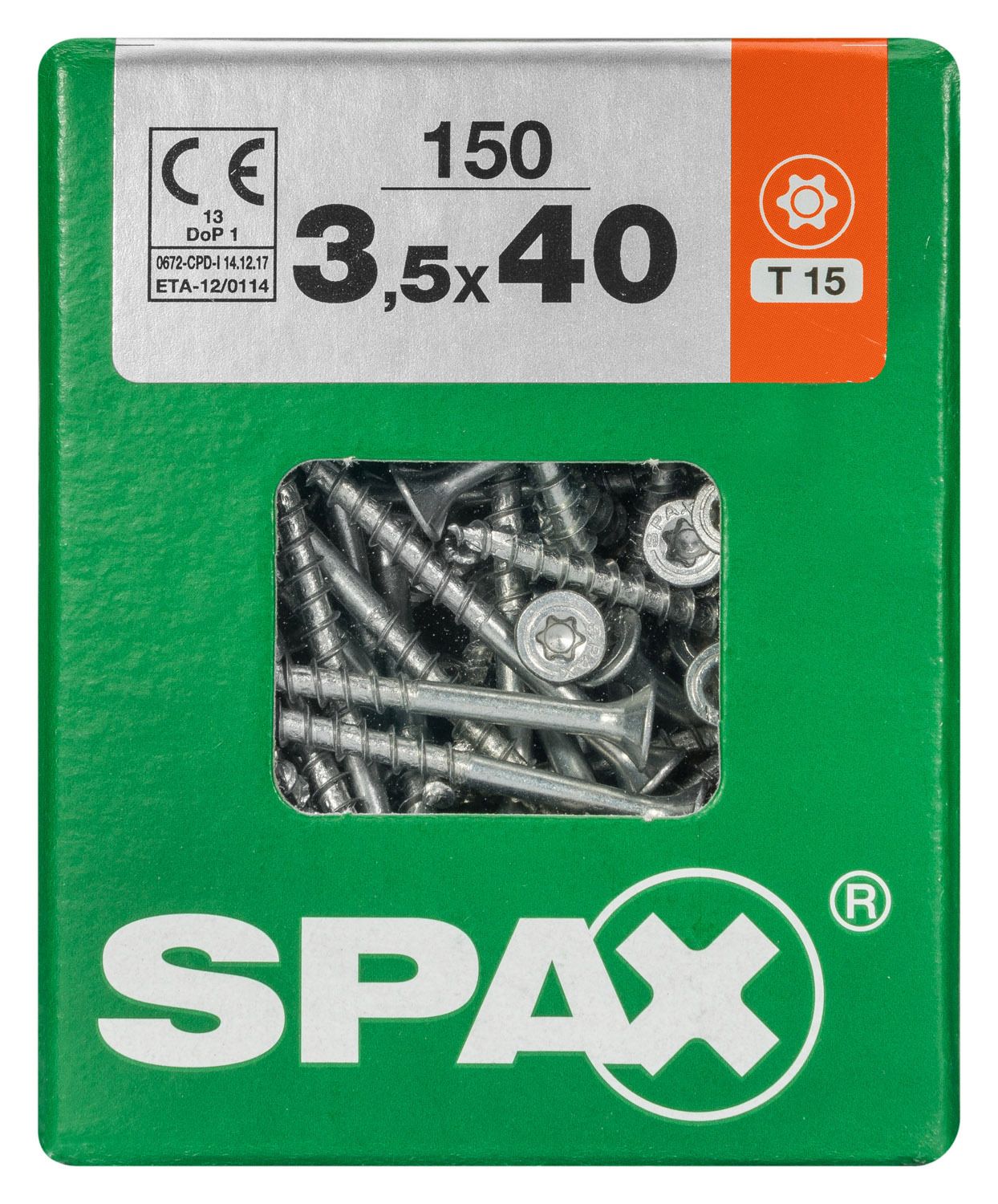 PLANA SPAX T-STAR PLUS T20 WIROX L 150 UD.