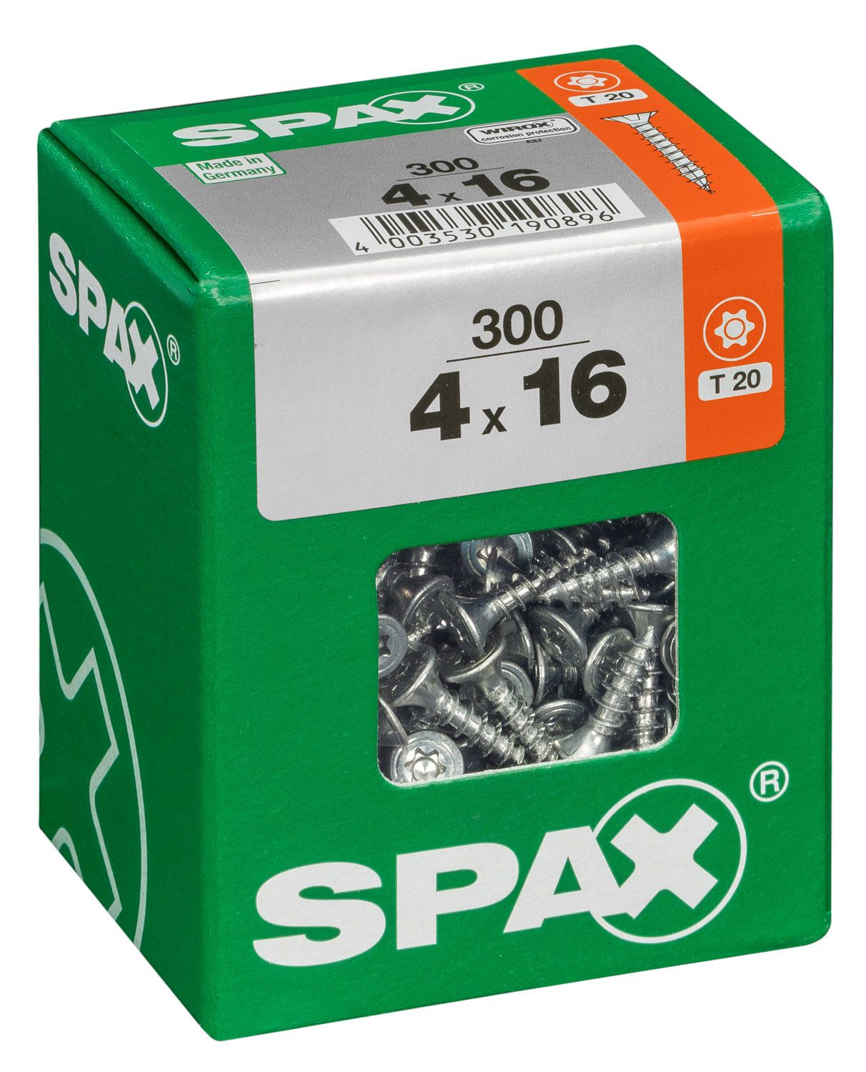 PLANA SPAX T-STAR PLUS T20 WIROX L 300 UD.