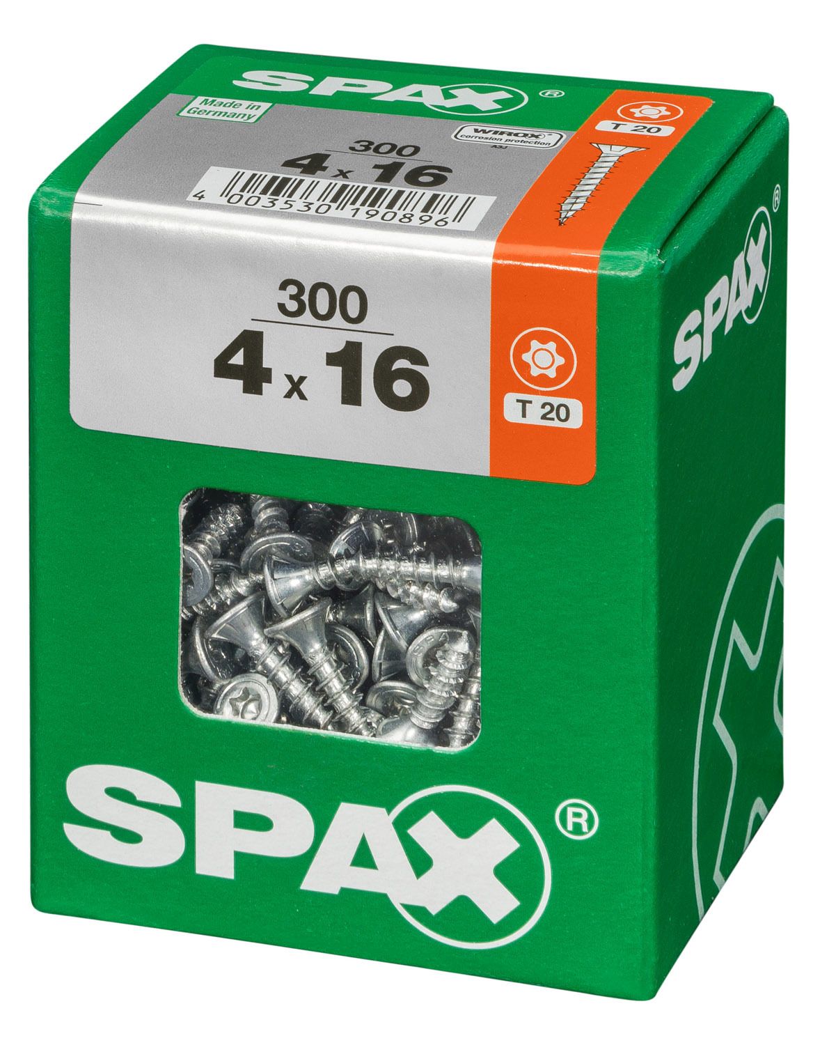 PLANA SPAX T-STAR PLUS T20 WIROX L 300 UD.