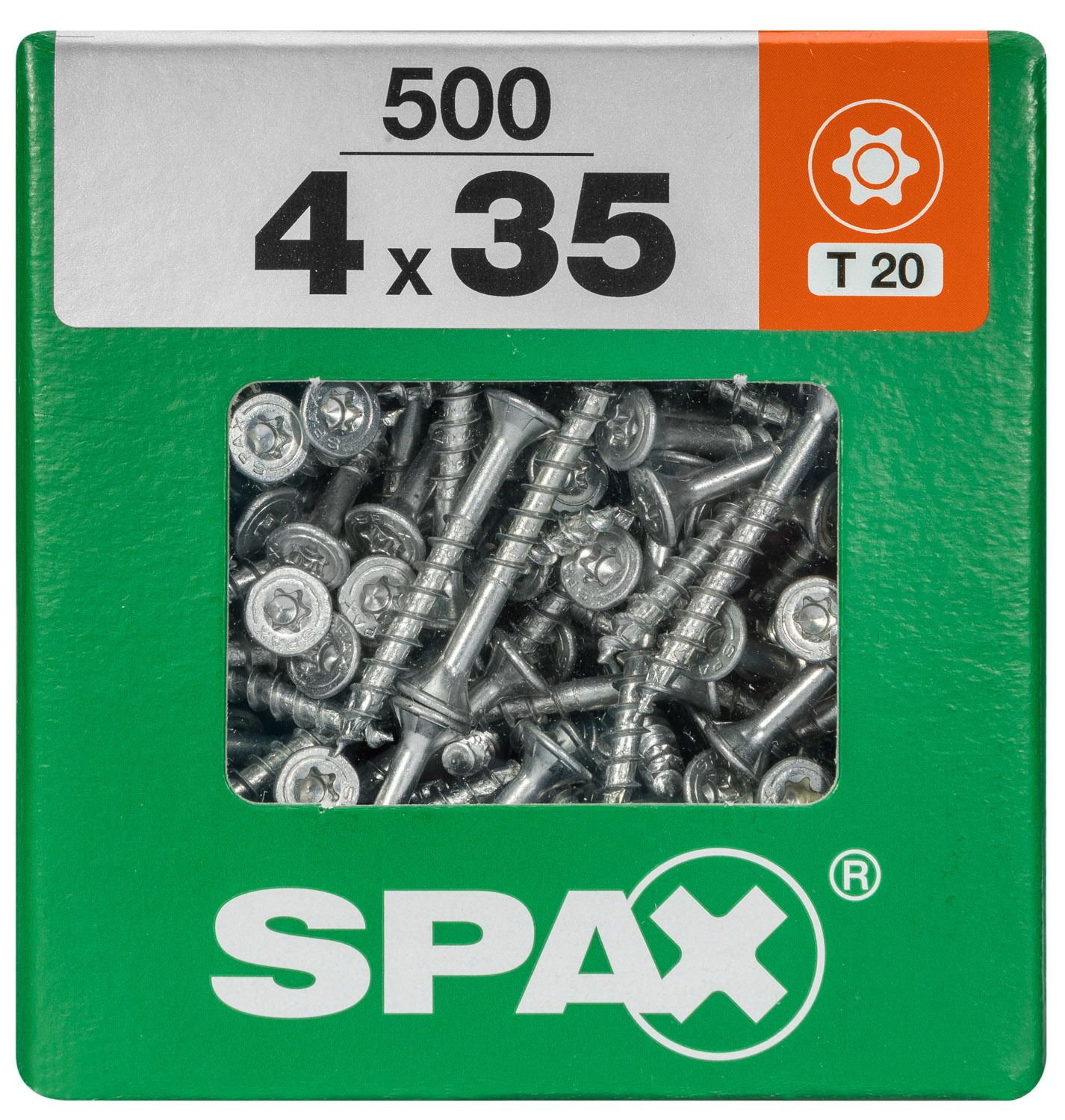 PLANA SPAX T-STAR PLUS T20 WIROX XXL 500 UD.