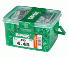 PLANA SPAX T-STAR PLUS T20 WIROX CAJA DE PLÁSTICO CON ASA S 450 UD.