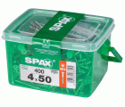 PLANA SPAX T-STAR PLUS T20 WIROX CAJA DE PLÁSTICO CON ASA S 400 UD.