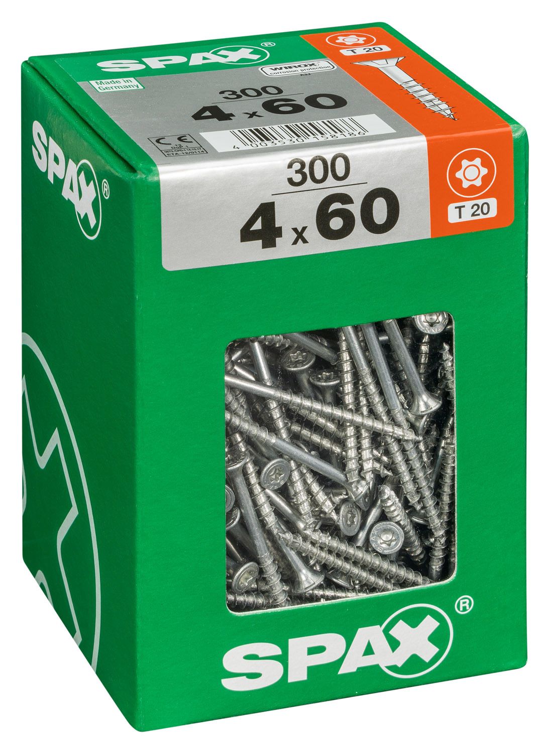 PLANA SPAX T-STAR PLUS T20 WIROX XXL 300 UD.