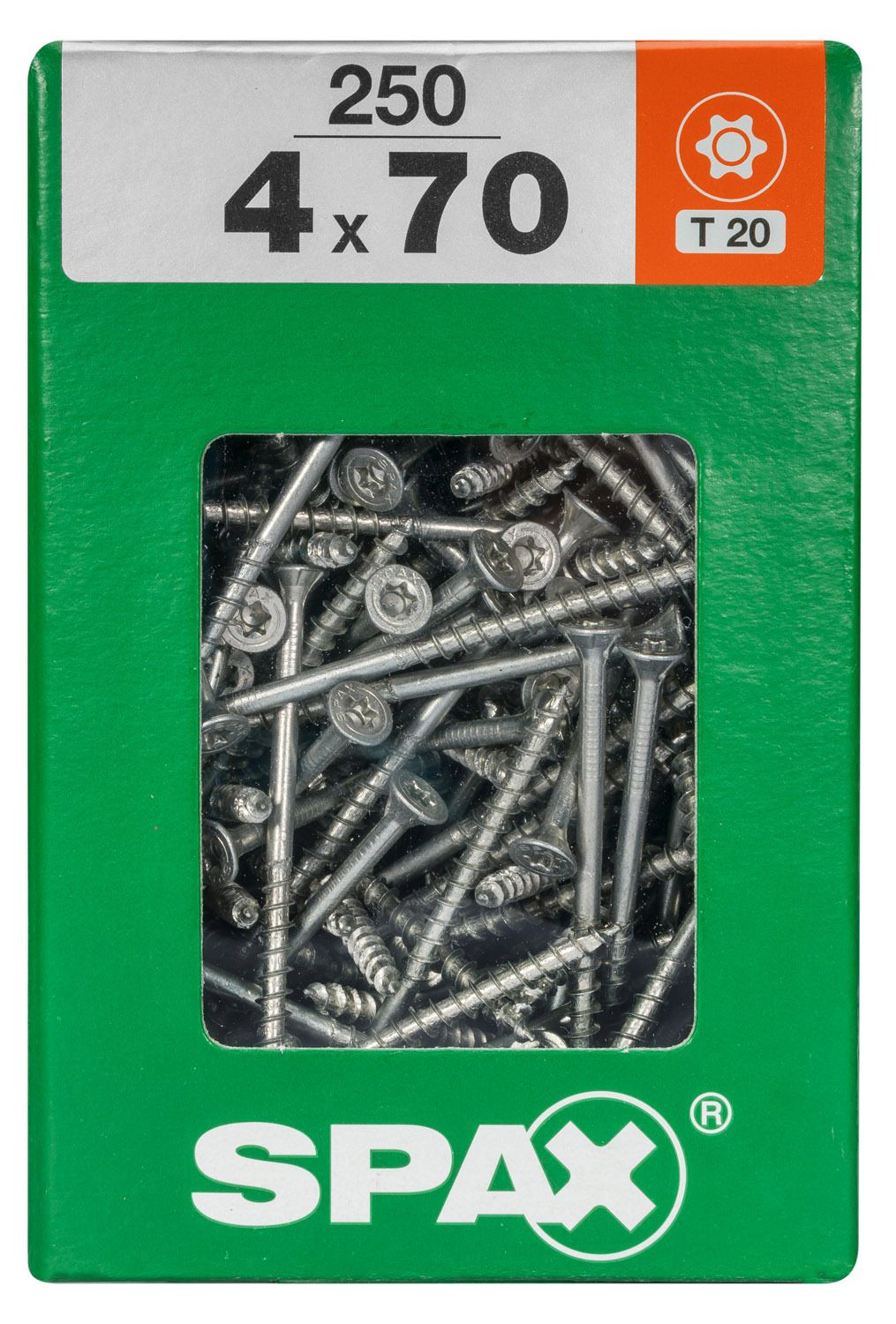 PLANA SPAX T-STAR PLUS T20 WIROX XXL 250 UD.