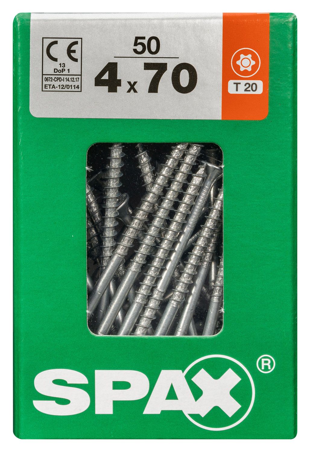 PLANA SPAX T-STAR PLUS T20 WIROX L 50 UD.