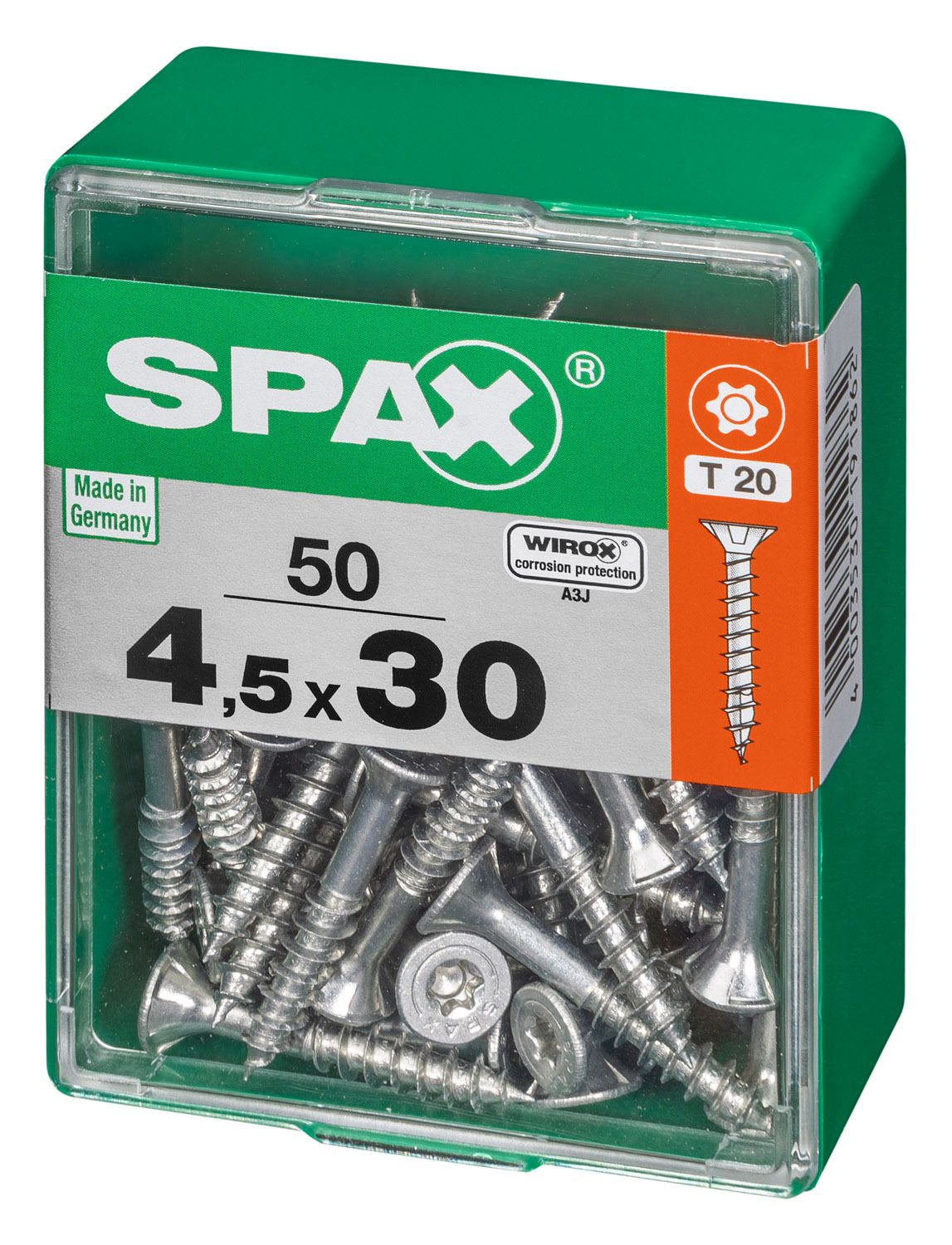 PLANA SPAX T-STAR PLUS T20 WIROX M 50 UD.